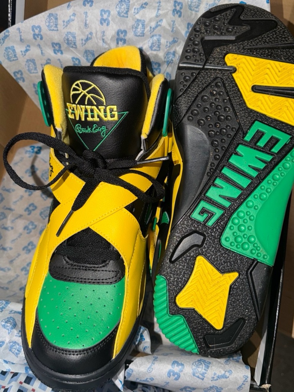 Rogue patrick Ewing Sneakers Jamaican design - Picture 7 of 7